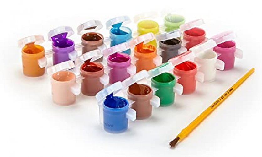 Crayola Washable Kids Paint Set & Paintbrush, Painting Supplies 18