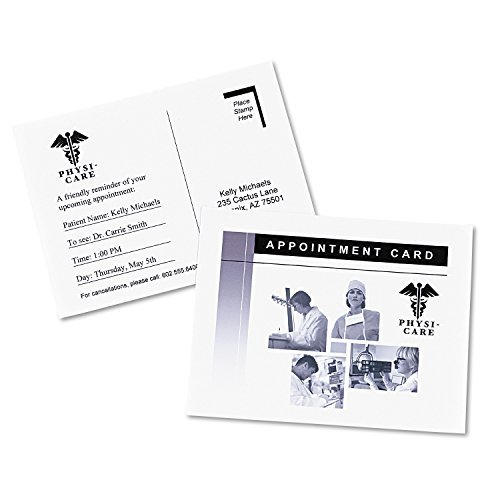 Avery(R) Postcards, 4-1/4 x 5-1/2, Glossy White, 100 Blank Postcards for  Inkjet Printers (8383)