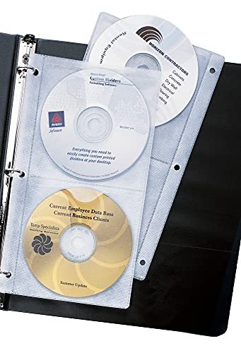 CD DVD Storage Case | Twin Ring Binders | Anti-scratch Sleeves