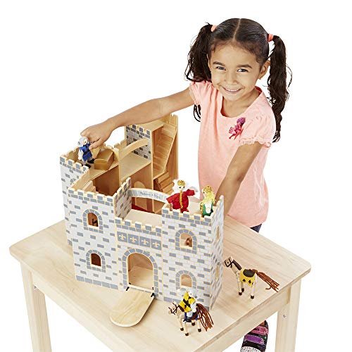 Wooden castle online dollhouse