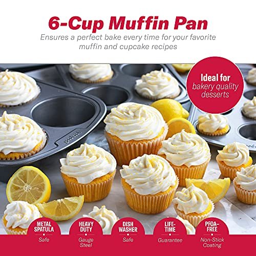 Wilton 2105-5038 Giant DIMENSIONS LARGE CUPCAKE PAN, 