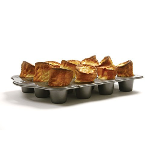 Fox Run Non Stick 12 Cup Linking Mini Popover Pan