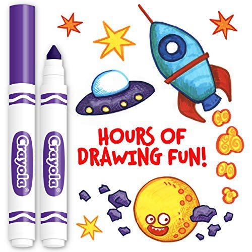 Crayola 12 Count Washable Bulk Markers Violet Purple