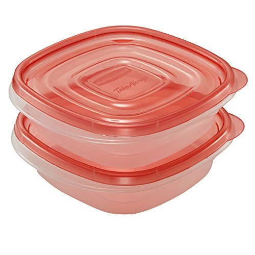 Rubbermaid TakeAlongs Sandwich Food Storage Containers, 2.9 Cup