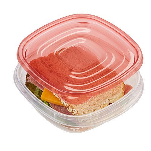 Rubbermaid TakeAlongs Sandwich Food Storage Containers, 2.9 Cup