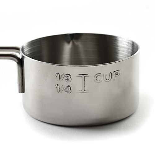 Fox Run 4 Piece Stainless Steel Measuring Cup Set