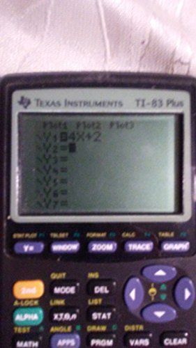 Texas Instruments TI-83 - Graphing Calculator PLUS programmed