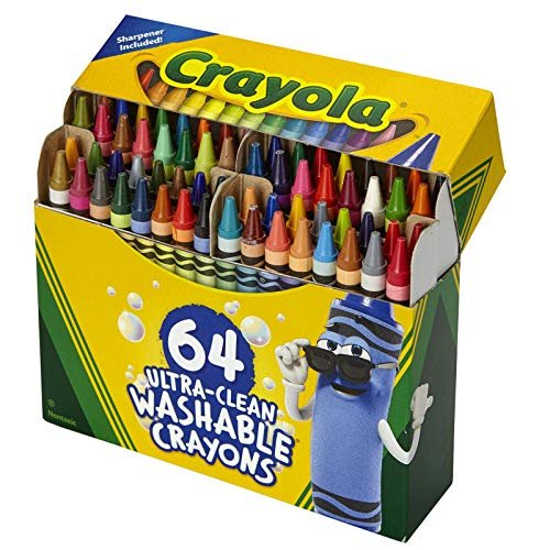 Crayola Pip Squeaks Markers (64 Count), Kids Washable Markers for Coloring,  Back to School Marker Set for Kids, Mini School Supplies, Ages 4+