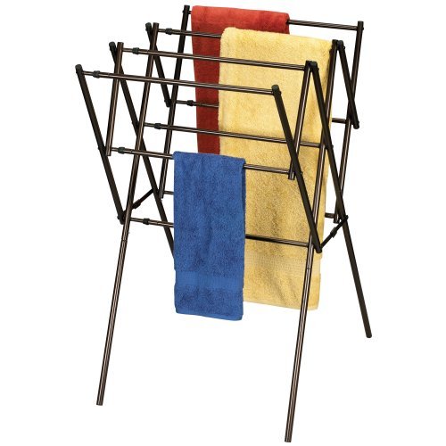 Household Essentials Metal Expandable Over the Door Drying Rack