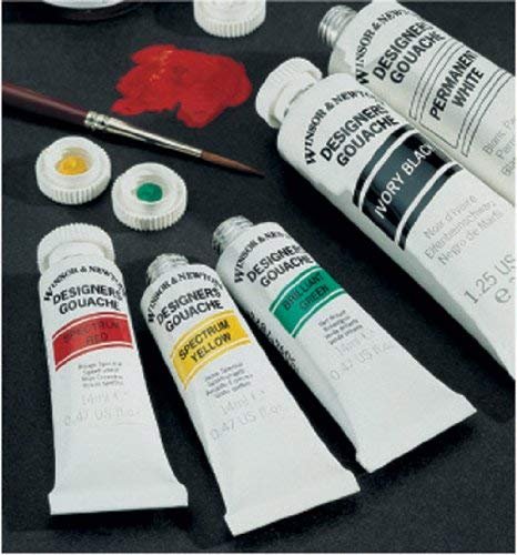 Winsor & Newton Designers' Gouache Primary Color 6-Tube Paint Set, 14Ml -  Imported Products from USA - iBhejo