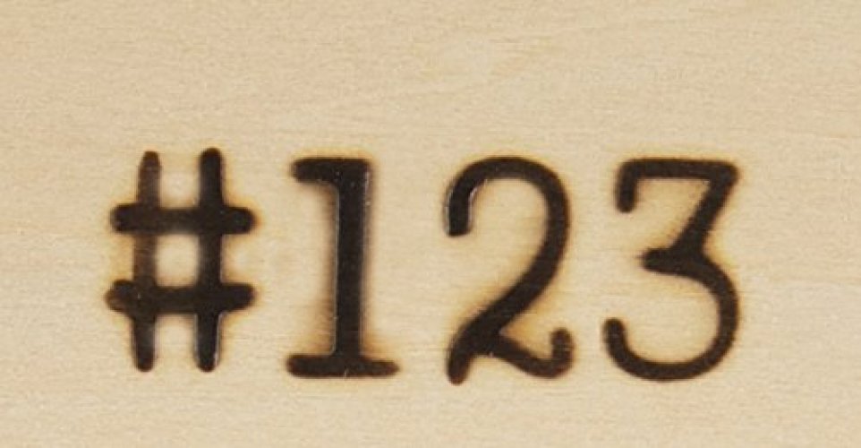 Walnut Hollow Hotstamps Numbers & Symbols Set For Branding And  Personalization Of Wood, Leather, And Other Surfaces - Imported Products  from USA - iBhejo