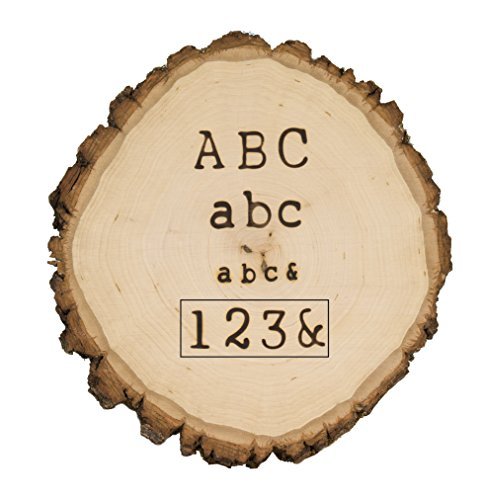 Walnut Hollow HotStamps Numbers & Symbols Set for Branding and  Personalization of Wood, Leather, and Other Surfaces