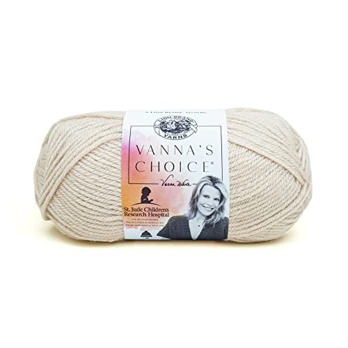 Lion Brand Yarn 860-099H Vanna's Choice Yarn, Linen