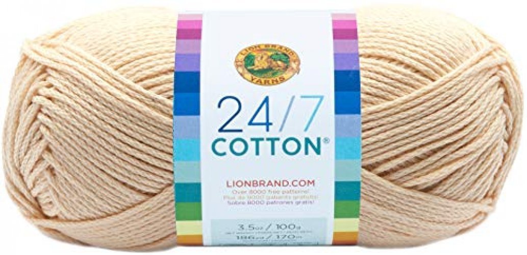 1 Skein) 24/7 Cotton Yarn, Ecru - Imported Products from USA - iBhejo