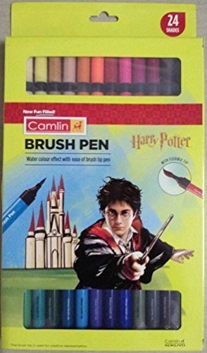 Camlin Kokuyo Brush Pen, 12 Shades (Multicolor)