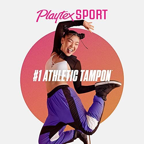 Playtex Sport Unscented Tampon, Regular Absorbency, 36 Count