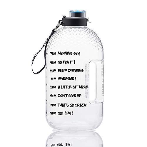 BOTTLED JOY + 1 Gallon Water Bottle, BPA Free Large Water Bottle