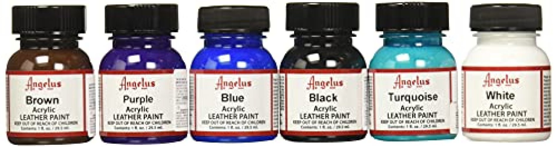 Angelus Leather Paint Set Of 12 1 Oz - Imported Products from USA - iBhejo