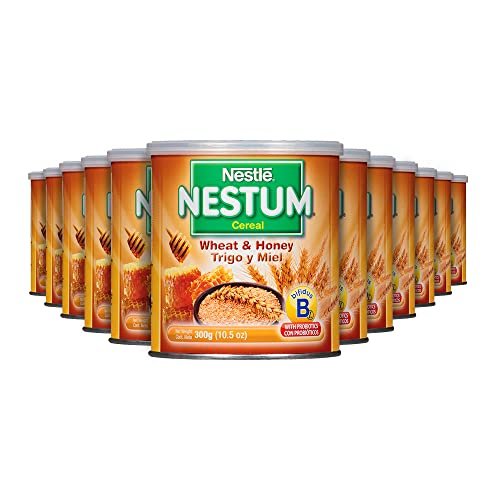  Nestle Nestum Instant Cereal, Wheat & Honey, 10.5 Ounce (Pack  of 12): Baby Food Cereal