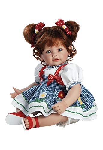 Baby doll with red hair sales and blue eyes