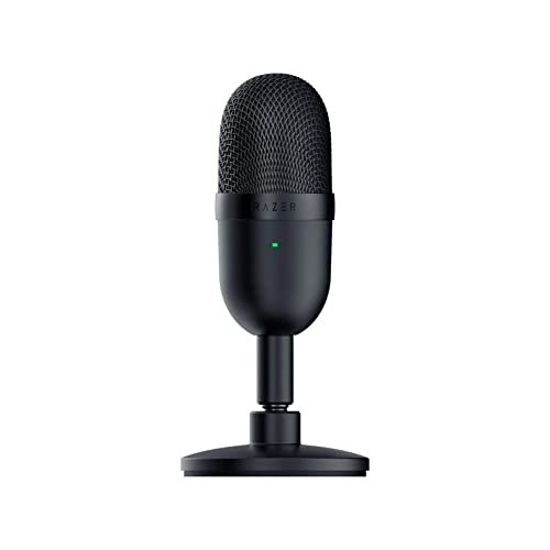 Razer Seiren X USB Streaming Microphone: Professional Grade - Built-in  Shock Mount - Supercardiod Pick-Up Pattern - Anodized Aluminum - Classic  Black