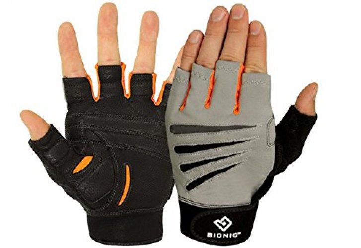 Fingerless sale gloves orange