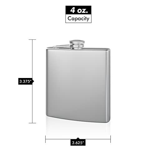 Hip Flask Stainless Steel - Vacu Vin