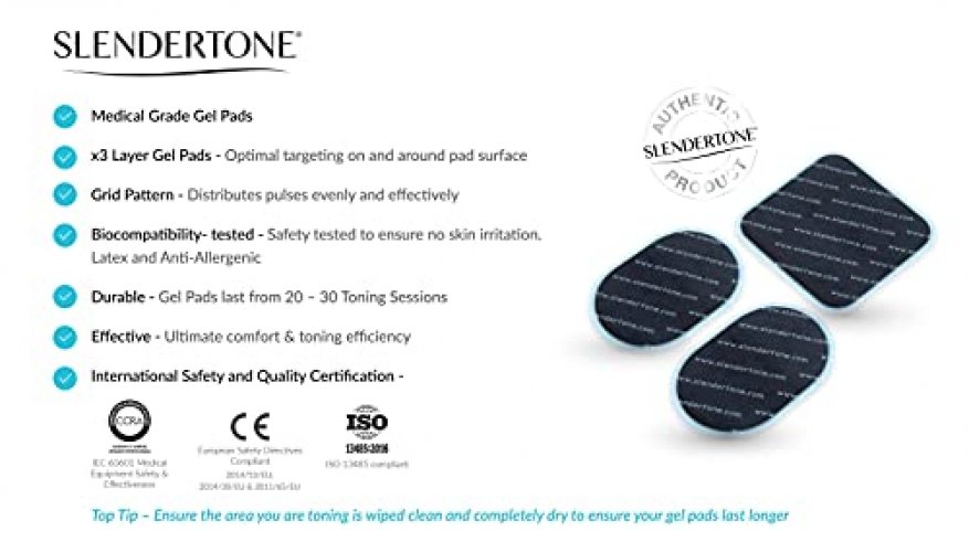 The Flex Belt Gel Pads For Abdominal Toning System (One Set) - Imported  Products from USA - iBhejo