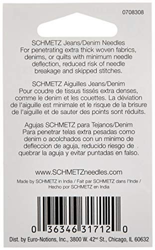 SCHMETZ Denim 5-Pack Size 16/100