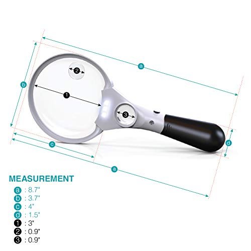 Magnipros magnifying hot sale glass