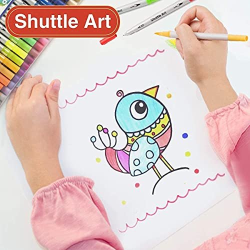 Shuttle Art Fineline Colored Pens, 100 Colors 0.4mm Fineliner