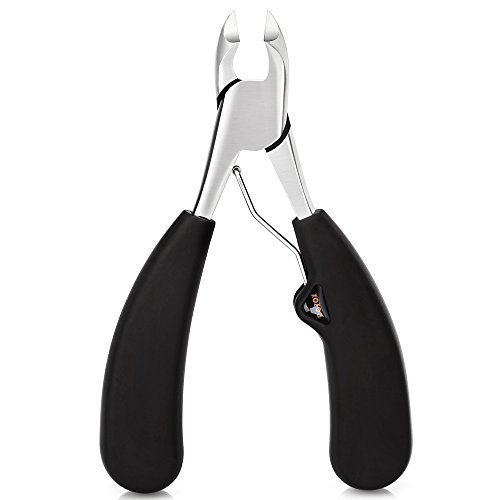 Bezox Thick Toenail Clippers For Seniors - Large Toe Nail Clippers