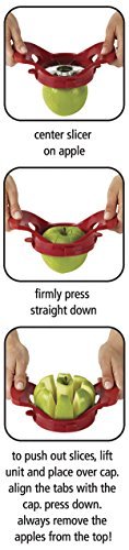 Amco Dial-A-Slice Adjustable Apple Corer and Slicer, 5.80 x 4.25 x 7.25