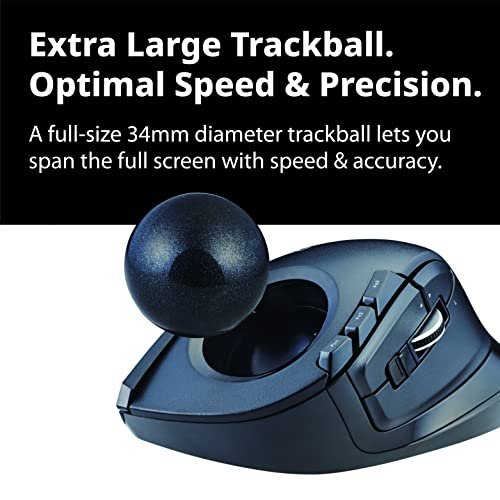 Elecom Deft Trackball Mouse, 2.4Ghz Wireless, Finger Control, 8-Button  Function With Smooth Tracking, Ergonomic Design, Optical Gaming Sensor,  Window - Imported Products from USA - iBhejo