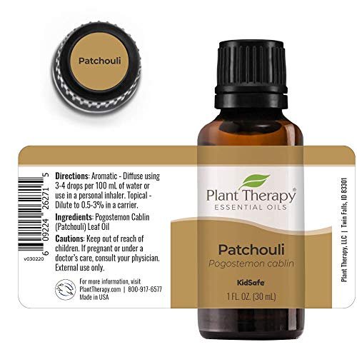 Aura Cacia Pure Essential Oil, Patchouli, Balancing - 0.5 fl oz