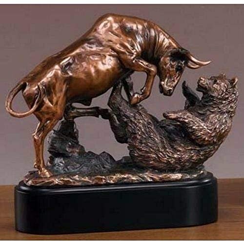 Bull and Bear Statue Wall Street Bull Statue Stock Market Gifts for