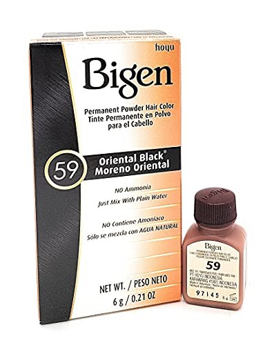 Bigen Permanent Powder Hair Color 59 Oriental Black 1 Ea - Shop Imported  Products from USA to India Online - iBhejo