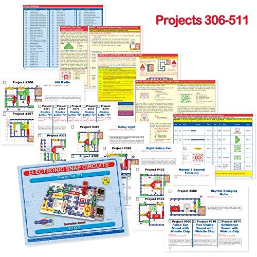Snap Circuits Pro SC-500 Electronics Exploration Kit | Over 500 Projects  Full Color Project Manual 73 + Parts STEM Educational Toy for Kids 8