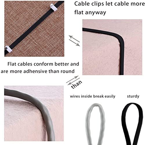 Rj45 Connectors Network Cable Faster Than Cat5e/Cat5 Cat6 Solid High Speed Computer Internet Cable with Clips Viodo Cat 6 Ethernet Cable,Flat Internet LAN Patch Cable Cords 