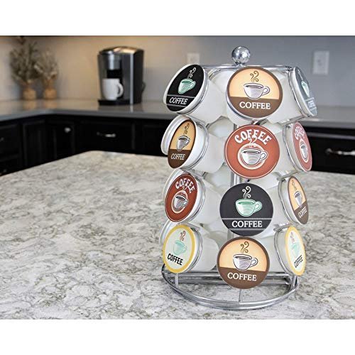 Coffee pod outlet carousel