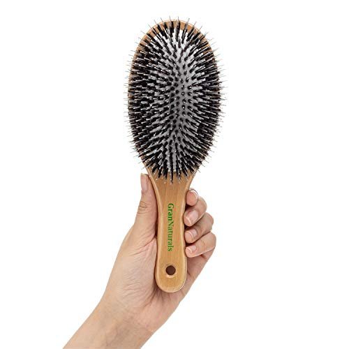 Boar Bristle Hair Brush - Porcupine Style - Mixed Bristle Natural Wooden  Hairbrush for Thick Hair - For Women with Long, Thick Hair - Shop Imported  Products from USA to India Online - iBhejo