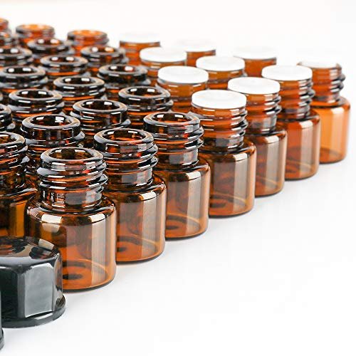 1ml (1/4 Dram) Glass Bottles - Perfect for Essential Oils