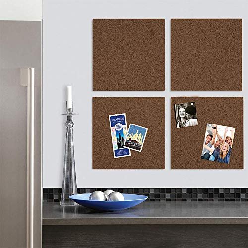 Square Cork Board 12x12 Corkboards Bulletin Boards Cork Tiles  Self-Adhesive