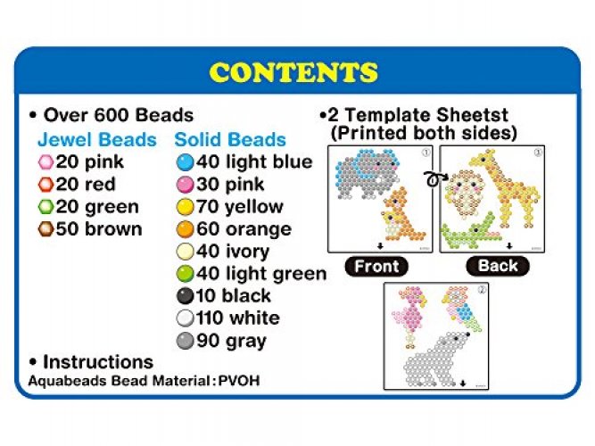 Aquabeads Jewel Bead Creations Refill Pack Over 600 Beads