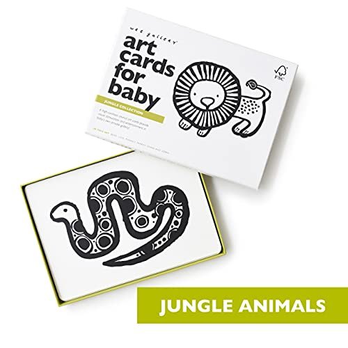 Animals High Contrast Baby Cards in Black and White Printable