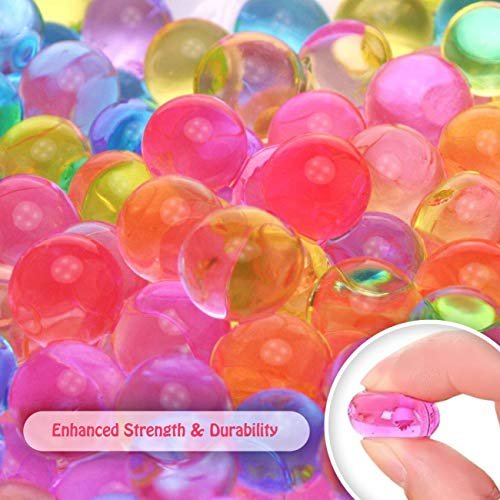 Marvelbeads Water Beads Rainbow Mix 16 oz for Orbeez Spa Refill Sensory Toys and dcor