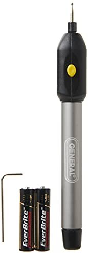 General Tools Cordless Engraving Pen for Metal - Diamond Tip