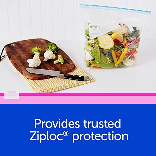 Ziploc Slider Storage Gallon Bags With Power Shield Technology