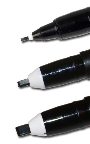 SAKURA Pigma Calligrapher Brush Pens - Archival Black Ink Pens - Pens for  Lettering and Modern Calligraphy - Black Ink - 1 mm, 2 mm, & 3 mm Nibs - 3