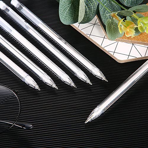 Heyu-Lotus Pack of 20 White Gel Pens for Drawing, 0.8 mm Acrylic Pens  Marker Pens Artist Highlighter Pen for Black Paper, Guest Books, Painting,  Art